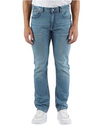 Tommy Hilfiger - Jeans denim straight fit cinque tasche - Lyst