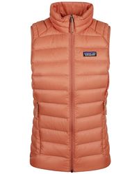 Patagonia - Jassen ,Oranje ,Down Sweater Vest - Lyst