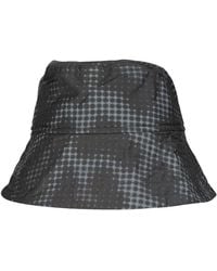 Dries Van Noten - Cappello a secchiello con stampa 'leopardo pixelato' in grigio/nero - Lyst