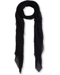 Cortana - Accessoires ,Blauw ,Kasjmier Droom, Tricolor Donkerblauw En Zwart Sjaal - Lyst