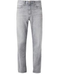 CYCLE - Jeans ,Grijs ,Nylon Jeans Met Rechte Pijpen En Waseffect - Lyst