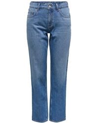 ONLY - Straight Trousers - Lyst