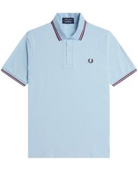 Fred Perry - Tops ,Blauw ,Polo Shirts - Lyst