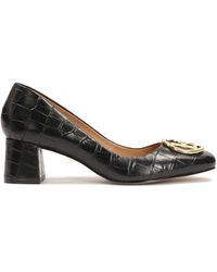 Kazar - Lederpumps Mit Breitem Absatz - Lyst