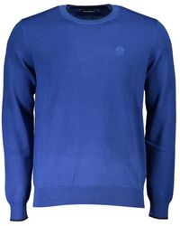 North Sails - Blauer Baumwollpullover - Lyst