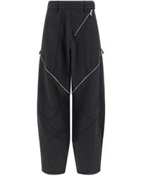 The Attico - Grijze Broek - Lyst