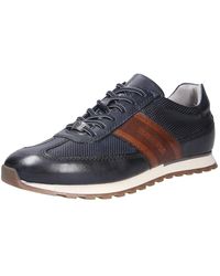 Bugatti - Lace-Up Sneaker Van Fijn Leer - Lyst