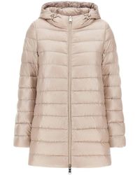 Herno - Jassen ,Leer Resort A-Shape Jacket - Lyst
