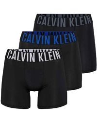 Calvin Klein - Ondergoed ,Veelkleurig ,Katoen Cotton Stretch 3-Pack Boxer Brief - Lyst