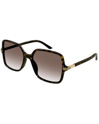 Gucci - Vintage-inspirierte oversize quadratische sonnenbrille - Lyst
