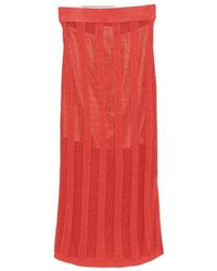 Pennyblack - Rokken ,Rood ,Midi Rok - Lyst