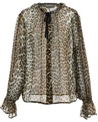 Ganni - Blouses - Lyst