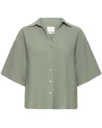 Ichi - Overhemden ,Groen ,Blouses & Shirts - Lyst