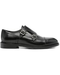 Corneliani - Schwarze Loafer Schuhe Eleganter Stil - Lyst