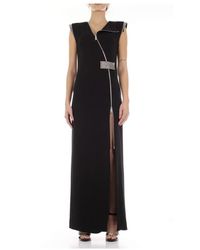 John Richmond Rwa19418ve Long Dress - Zwart