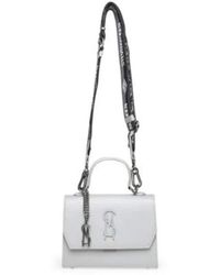 Steve Madden - Graue handtasche mit verstellbarem und abnehmbarem doppel-schultergurt - Lyst