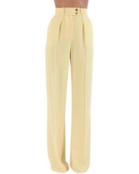 Elisabetta Franchi - Wide Trousers - Lyst