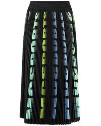 Marc Cain - Plissé Midi Rok - Lyst