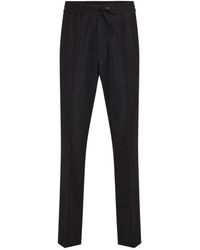 Iceberg - Cool Wool Stoffen Broek Met Elastische Taille - Lyst