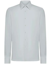 Rrd - Overhemden ,Wit ,Witte Oxford Overhemd Slim Fit - Lyst