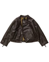 Blauer - Jassen ,Bruin ,Leer Lorette Leren Jas - Lyst
