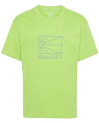 Rassvet (PACCBET) - T-shirt con grande logo in verde - Lyst