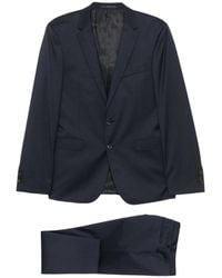 BOSS - Kostuums ,Blauw ,Wol Single Breasted Suit - Lyst