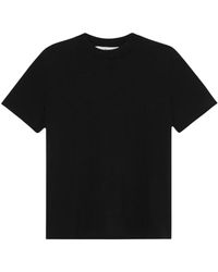 Rohe - Tops ,Zwart ,Wol Zachte Wollen Trui T-Shirt Zwart - Lyst