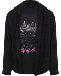 Balenciaga - Stilvolles Graues Hemd Aw25 - Lyst