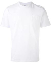 Aspesi - Tops ,Wit ,T-Shirts En Polo's Met Zak - Lyst