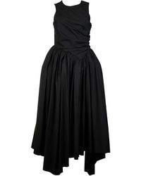 MSGM - Kleedjes ,Zwart ,Abito Lungo - Lyst