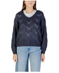 Jacqueline De Yong - Round-Neck Knitwear - Lyst