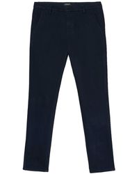 Dondup - Broeken ,Blauw ,Katoen Pantalone Gaubert Slim Chino - Lyst