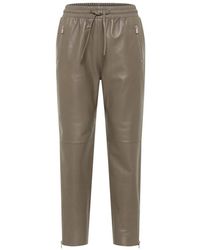 carlo colucci - Leather Trousers - Lyst