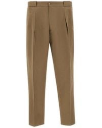 BRIGLIA - Cropped Trousers - Lyst