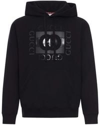 Gucci - Hooded Kangaroo Pocket Hoodie - Lyst