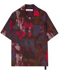OAMC - Overhemden ,Veelkleurig ,Peacemaker Logo-Print Shirt - Lyst