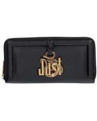 Just Cavalli - Grote Portemonnee Van Kunstleer - Lyst