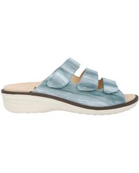 Ganter - Schoenen ,Blauw ,Blauwe Wijde Pasvorm Sandaal - Lyst