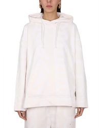 Marc Jacobs - Hoodies & Sweatvesten ,Wit ,Katoen Monogram Oversized Hoodie - Lyst