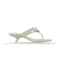 Prada - Instap Leren Sandalen - Lyst