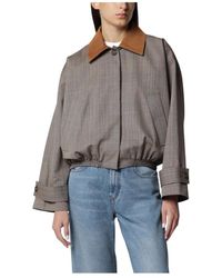 Rohe - Suede Collar Blouson Jacket - Lyst