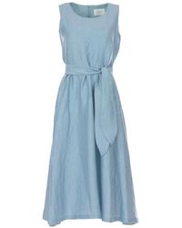 Vicario Cinque - Vestido azul claro para mujer - Lyst