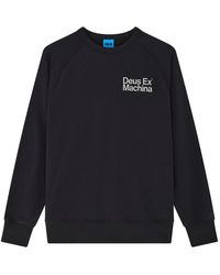 Deus Ex Machina - Hoodies & Sweatvesten ,Zwart ,Plenty Good Crew Sweatshirt - Lyst