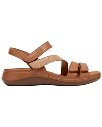 Clarks - Schoenen ,Bruin ,Leer Cecily Mix Sandal - Lyst