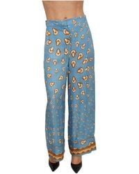 iBlues - Broeken ,Blauw ,Iblortensia Wijde Broek - Lyst