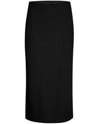 Soaked In Luxury - Schwarzer Slim-Fit Rock - Lyst