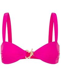 Moschino - Badmode ,Roze ,Lycra Bikini Top - Lyst