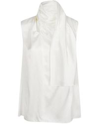 Max Mara - Tops ,Wit ,Sleeveless Top - Lyst