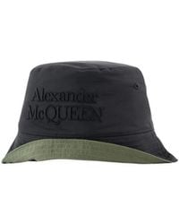 McQueen - Low Rever Bucket Hat - Lyst